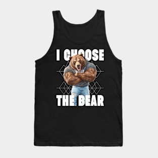 The Bear In Woods 2024 I Pick The Bear Women Tank Top